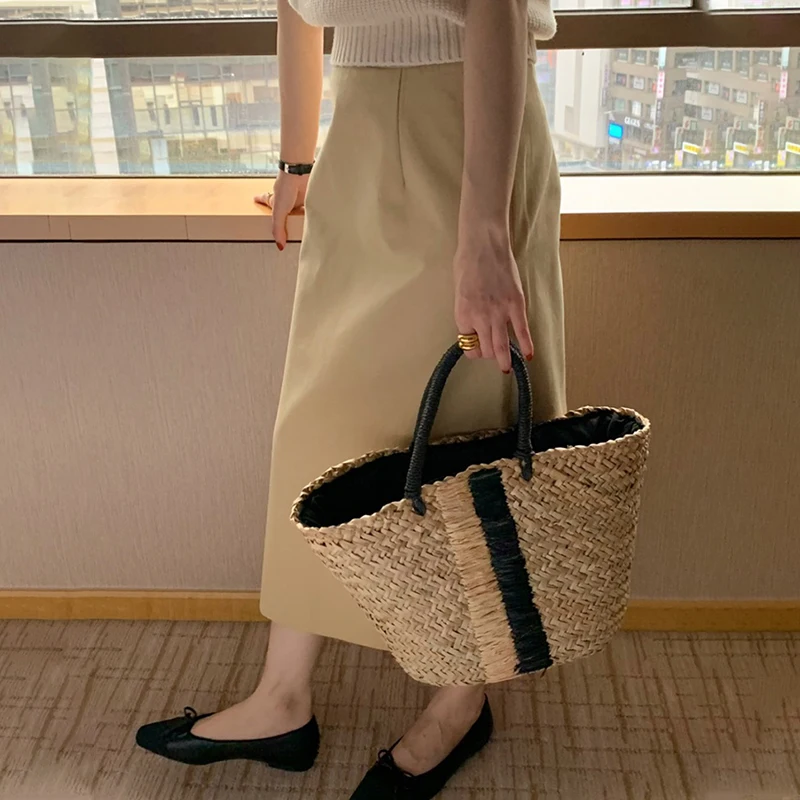 High Waist Yellow Beige Asymmetrical  Midi Skirt Women's Spring Autumn Slimming Short plus Size Bodycon Trendy Skirt