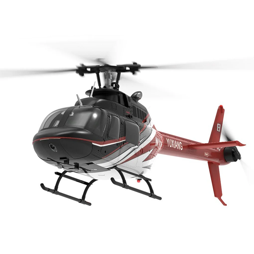 

1:27 YXZNRC F08 Bell-206 Масштаб Удержание высоты Оптическое позиционирование потока Двойной бесщеточный двигатель Моделирование RC Вертолет