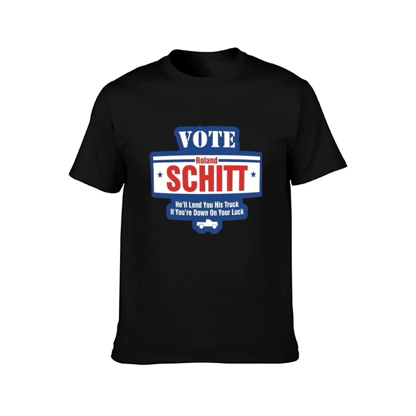 Vote for Roland Schitt T-Shirt, Summer Casual Cotton Tee, Oversized Streetwear Tops, Vintage Graphic Print, Unisex Men Women