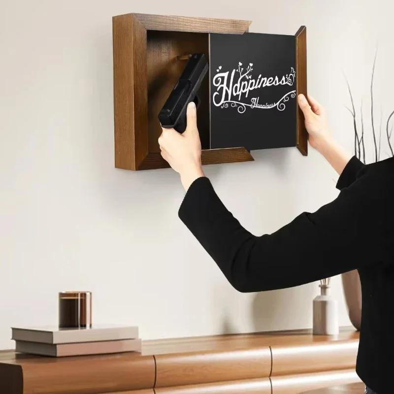 Fake Photo Frame Gun Hidden Storage Box Living Room Hidden Safe Box Valuable Hidden Private Money Storage Box Safe Tools Gifts