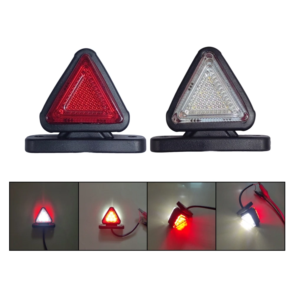 2Pcs LED Rear Lights For Trailer Position Lamp 12V 24V Cargo Light Side Marker Truck Clearance Lights Red White