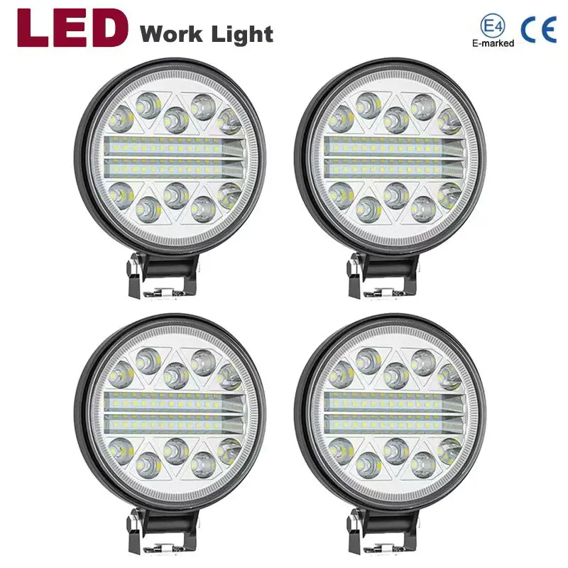 

34LEDs Spot Flood LED Light Bar Off Road LED Work Light 12V 24V Fog Lamp for Car 4x4 Truck ATV SUV Boat Lada Barra Headlights