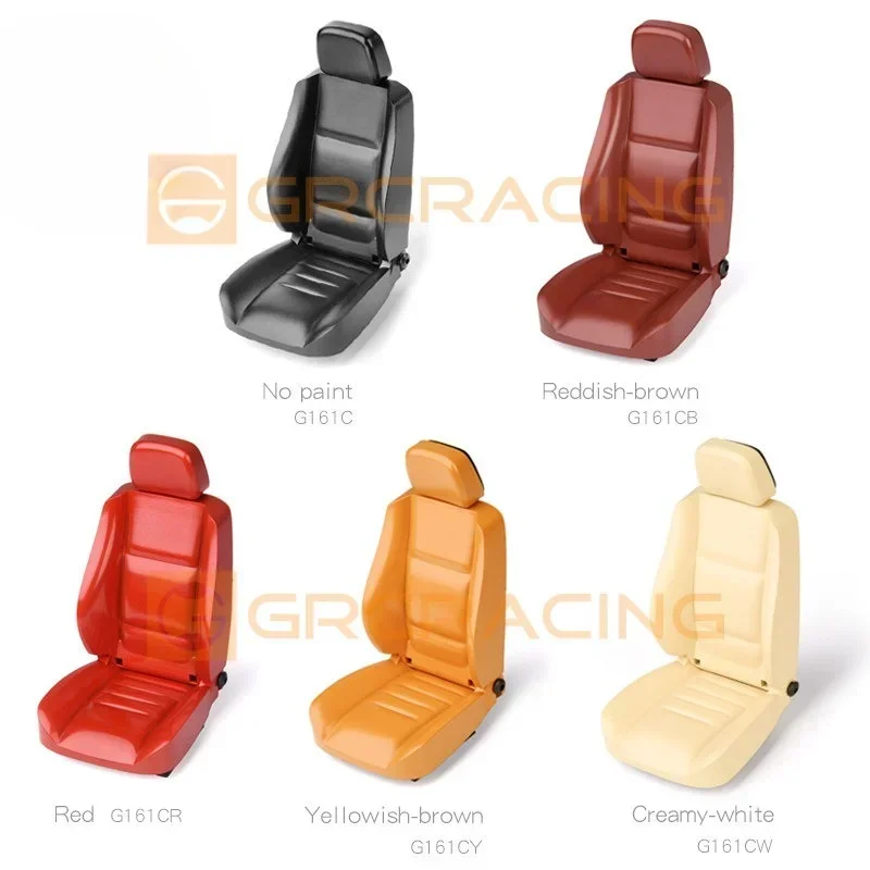 For 1/10 Rc Car  Simulation Seat Climbing Car Diy Cab Multi-directional Adjustable Interior Seat Grc G161c