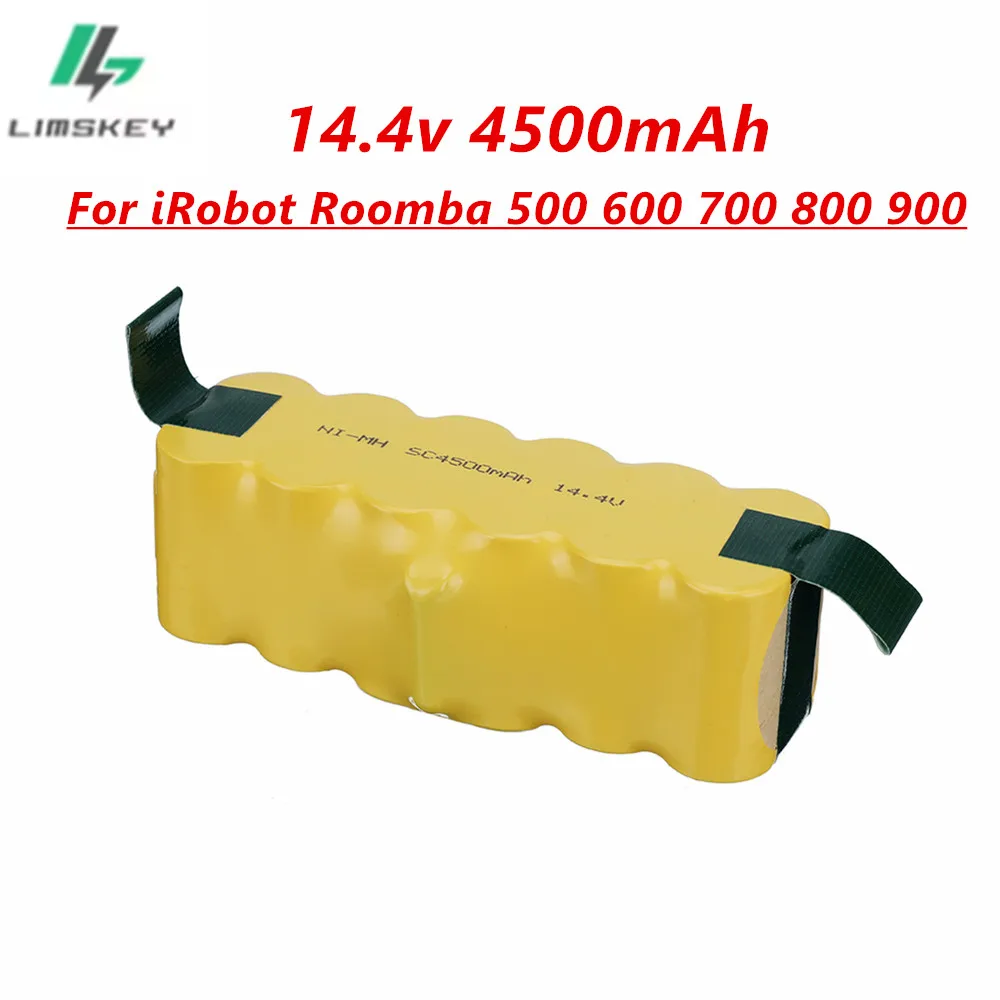 Upgrade 4500mAh 14.4v Replacement Battery for iRobot Roomba 500 600 700 800 Series Vacuum Cleaner 785 530 560 650