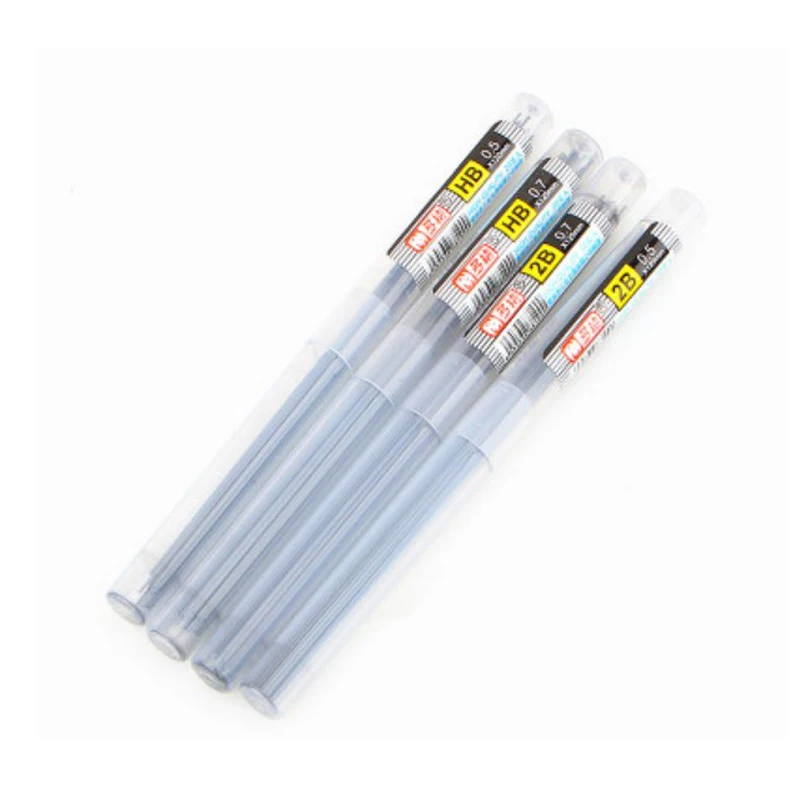 Mechanical pencil leads refills 0.5mm/0.7mm  HB/2B  72pcs/barrel