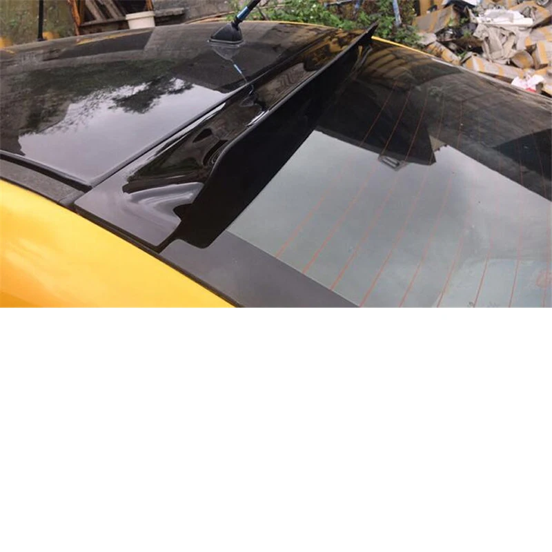 For Roof Spoiler Wing Mitsubishi Lancer EX ABS Plastic Car Rear Window Black Tail FIN Accessories 2009-2016 Year
