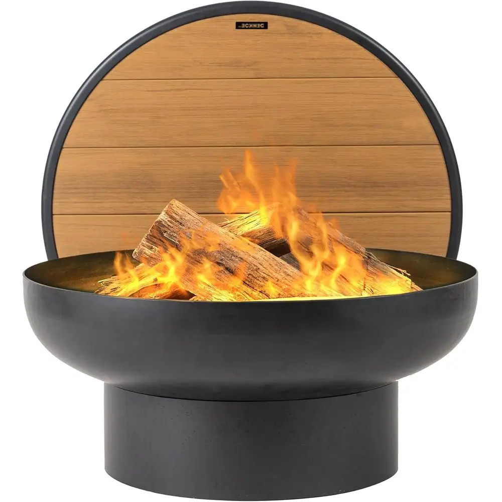 

Прочная уличная чаша для костра с крышкой, идеально подходит для речных вечеринок и встреч на террасе