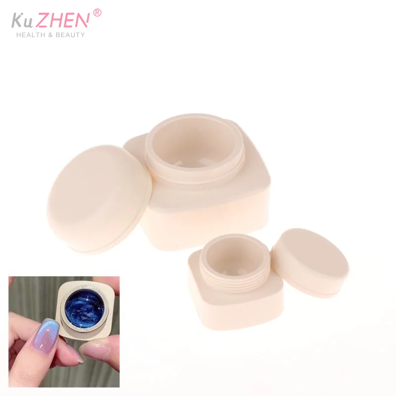 5/20g Empty Plastic Nail Art Cosmetic Square Containers Jar Face Cream Pot Nail Gel Powder Box Makeup Lotion Tool Packaging
