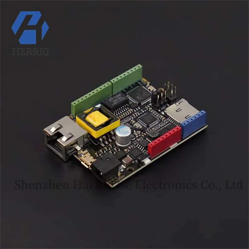 DFRobot W5500 Ethernet Communication Main Control Controller Integrated with ATmega32u4 and POE Power Supply