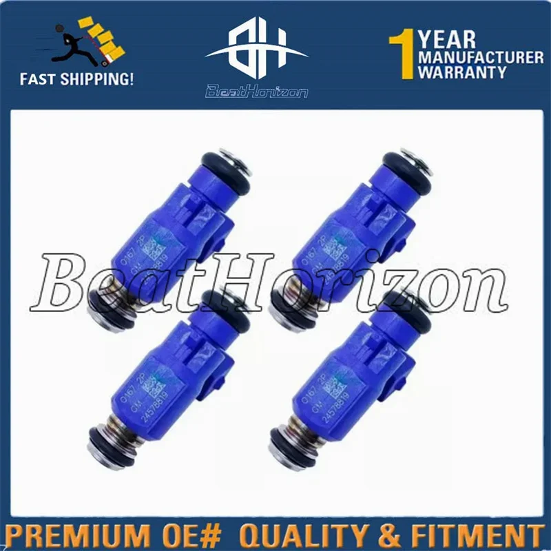 4PCS Brand New 24578819 FJ10740 Fuel Injector Nozzle For Chevrolet Prisma Onix 1.0 2013-2015