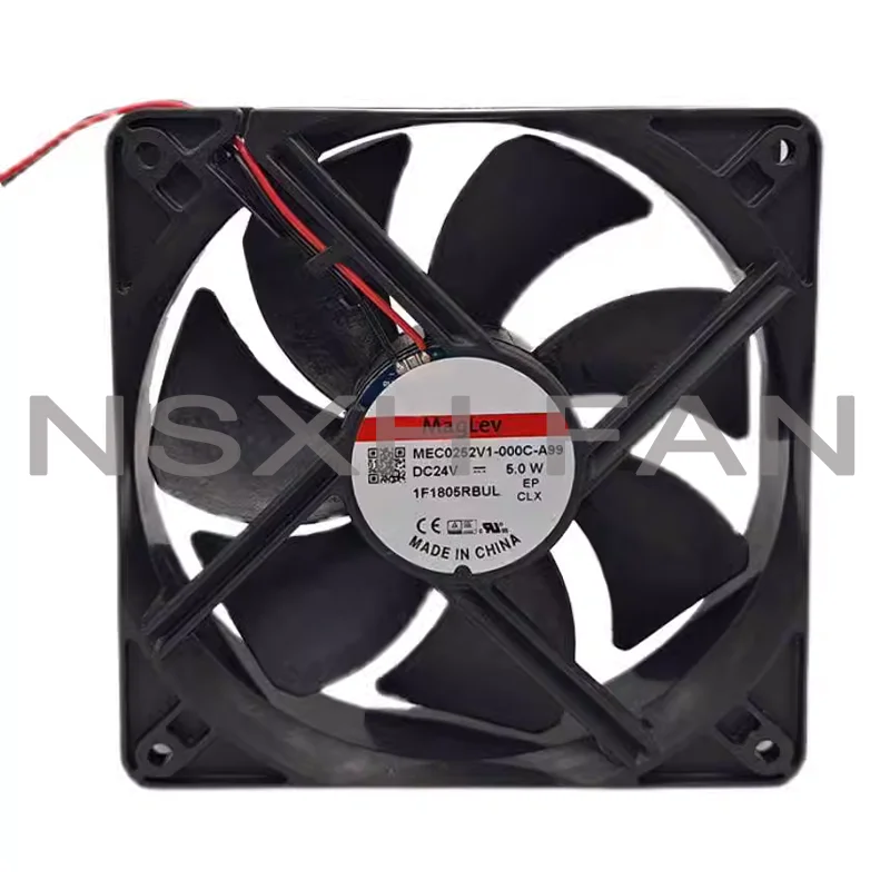 Ventilador do ventilador do volume do ar, MEC0252V1-000C-A99, velocidade 108.2cfm, 3100rpm, 24V