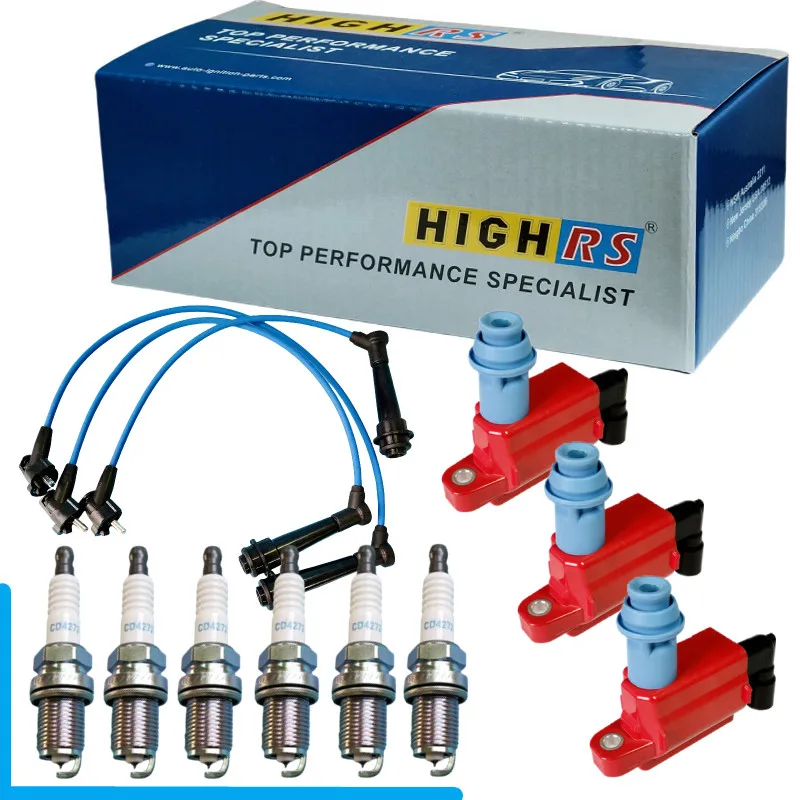 

1JZ 2JZ Ignition coil Spark plug Spark wire SUPRA CHASER CRESTA ARISTO IS300 JCE10 GS300 JZS160 SC300 90919-02216 01276 IK16TT