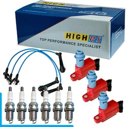 1JZ 2JZ Ignition Coil Spark Plug Spark Wire SUPRA CHASER CRESTA ARISTO IS300 JCE10 GS300 JZS160 SC300 90919-02216 01276 IK16TT