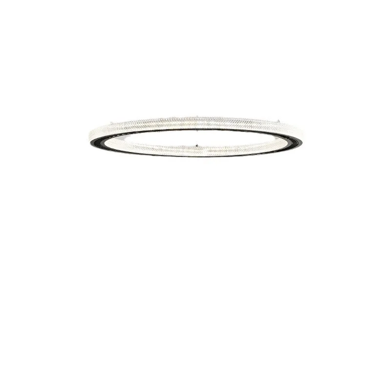 

Italian minimalist atmosphere living room chandelier, simple modern hall round high-end all-copper lamps