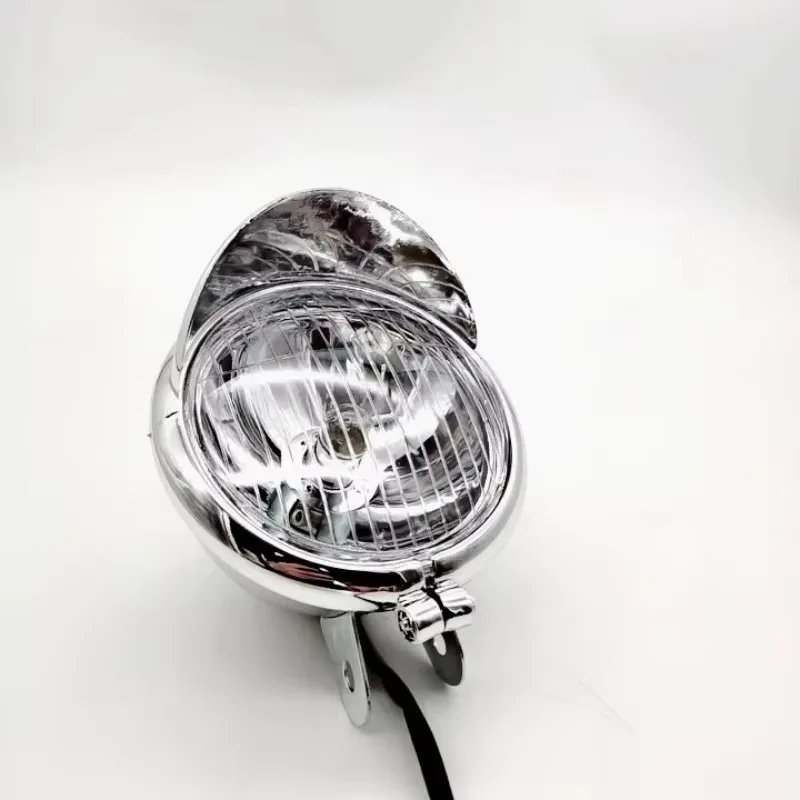 

Uiz For Chrome Red Lens Universal Motorcycle Fog Lights Headlight Lamp DC12V 72 48 Dyna Softail Harley Touring Sportster XL 883