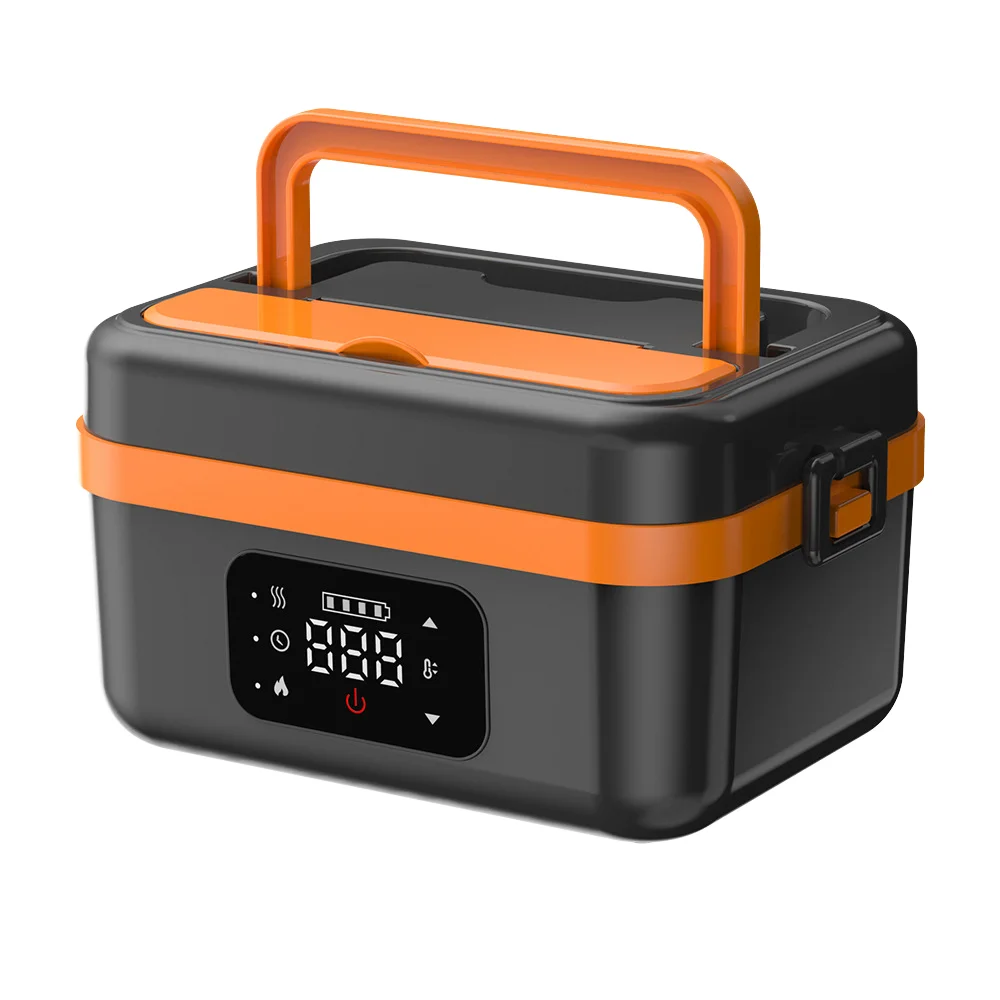 

2025 Upgraded 1L Portable Electric Lunch Box 16000mAh Rechargeable Water-free Camping Heat Preservation Electric Lunch Box