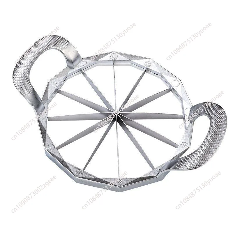 Stainless steel watermelon slicer Commercial household fruit cutting artifact Melon cantaloupe slicer Split extra large