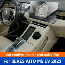 For SERES AITO M5 EV 2023 2024 Car Panel Film Dashboard Protective Sticker Interior Anti-Scratch Film Cover Accessories