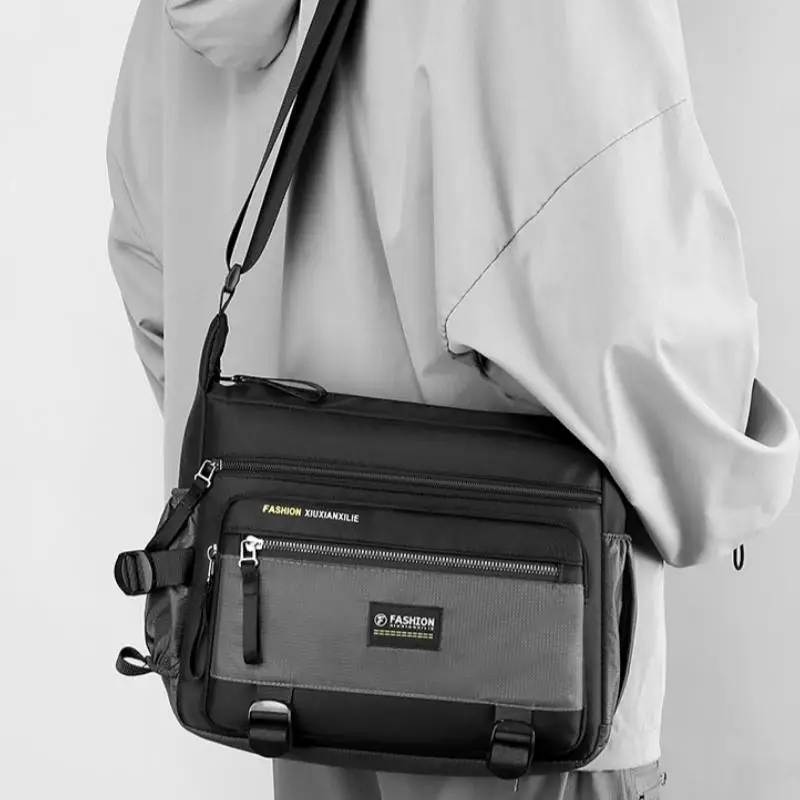 

Lightweight Mens Nylon Crossbody Bags Versatile Shoulder for Everyday Casual Wear