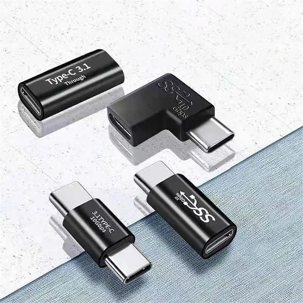 USB Type C อะแดปเตอร์ตัวเมียถึงตัวเมีย10gbbps อะแดปเตอร์ชาร์จแบบพกพาสายต่อขยายแบบ Type-C สำหรับแท็บเล็ตโทรได้