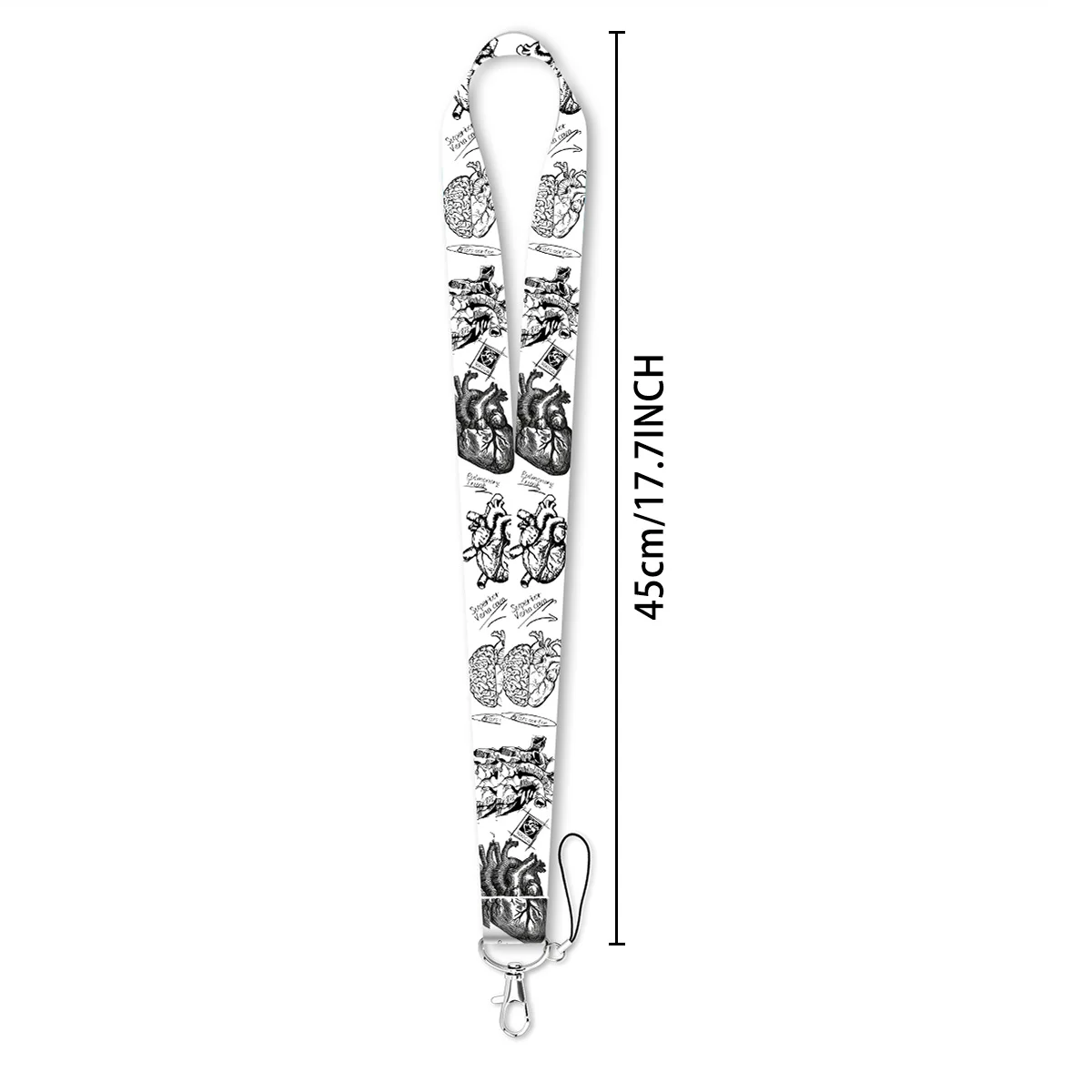 Herz-Ausweishalter, medizinische Lanyards für Schlüssel, Umhängeband für Kartenabzeichen, Fitnessstudio, Schlüsselanhänger, Schlüsselanhänger, Zubehör, Krankenschwester, Arzt, Geschenke – Detail 1