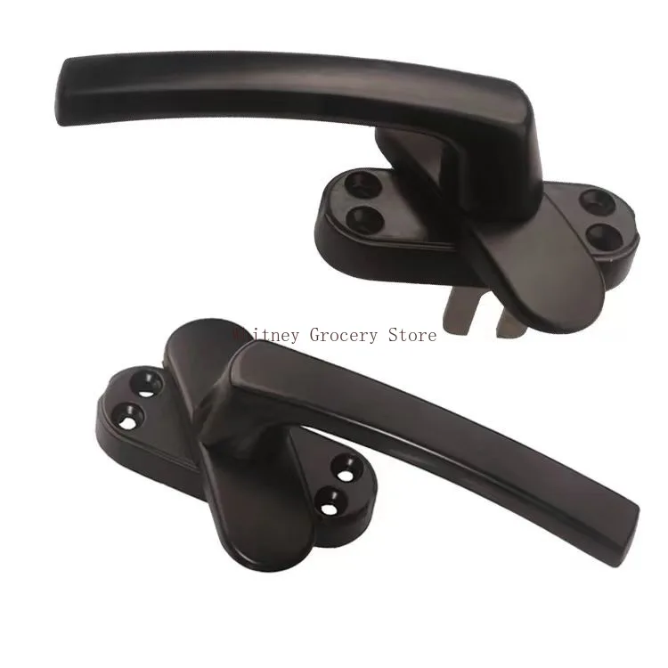 Aluminum Alloy Inner Flat Open Inner Open Curtain Wall Doors/ Windows Hardware Accessories Shift Fork Arc Handle Window Handle