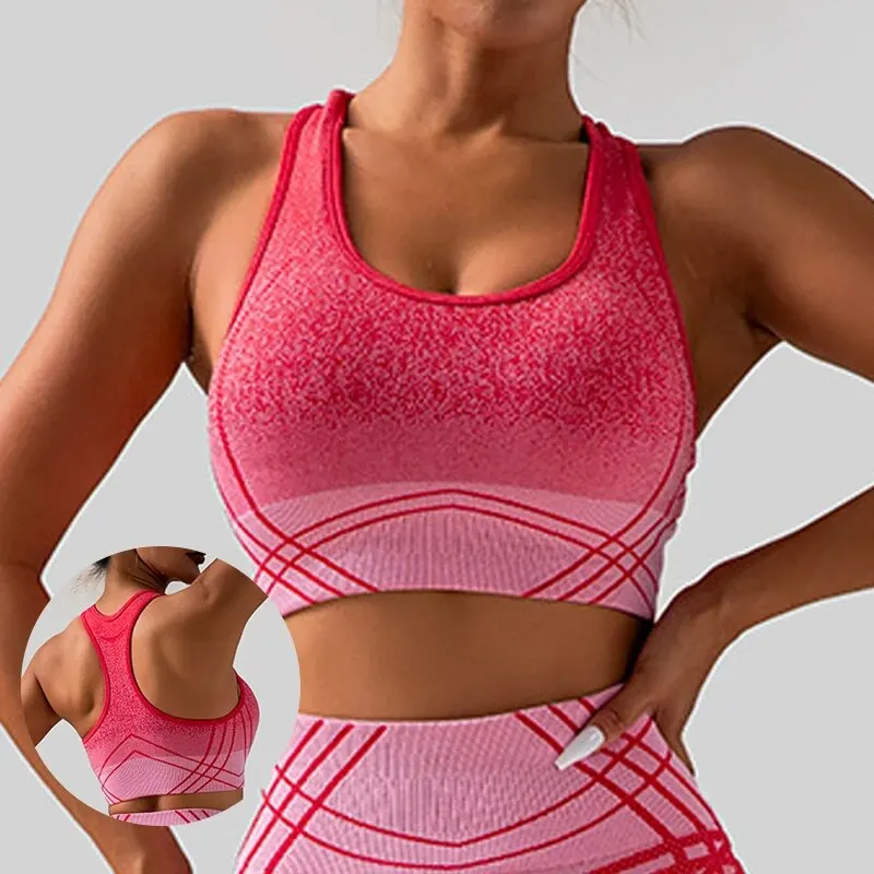 New Women's Sports and Fitness Underwear Yoga Bra