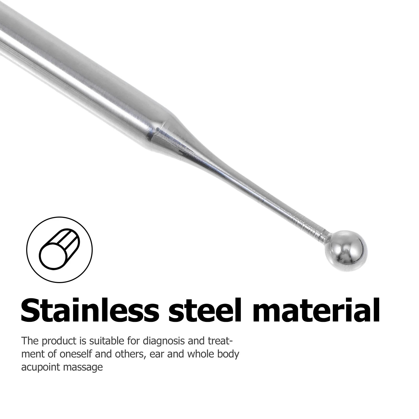 

1 шт., ручка для обнаружения акупунктурных точек ушей, высококачественный материал, двойные наконечники для акупрессуры ушей и тела, компактная, легко захватывается