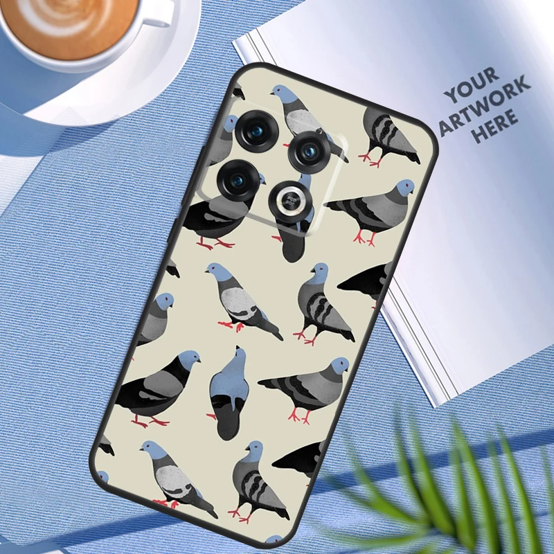 Pigeons Collage Case For OnePlus 12 11 12R 10 9 Pro 10R 9R 8T 10T Nord 2 2T CE 3 Lite CE4 N10 N20 N30 Cover