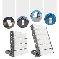 Flood Light 200W/300W Rectangular ADC12 Aluminum Corded Electric LED Lamp IP67 for Outdoor Lighting