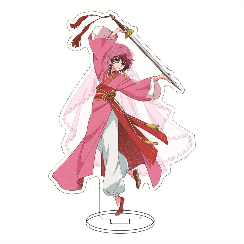 

15cm Anime Akatsuki no Yona Yona Yun Kijia Son Haku Jieha Suuon Shina HD Game Figures Acrylic Stand Fans Desktop Ornament Gifts