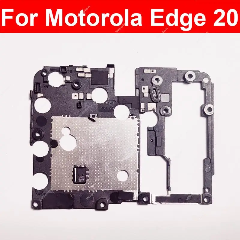 Motherboard Mainboard Cover For Motorola Moto Edge 20 XT2143-1 Back Rear Camera  No Lens Glass Frame Holder Replacement Parts