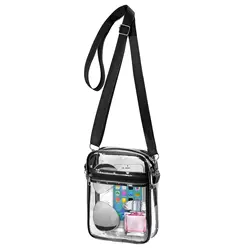 Clear Bag For Concert Transparent Pvc Shoulder Crossbody Bag Portable Waterproof Shopping Bag 2024 Summer Beach Bag Wholesale