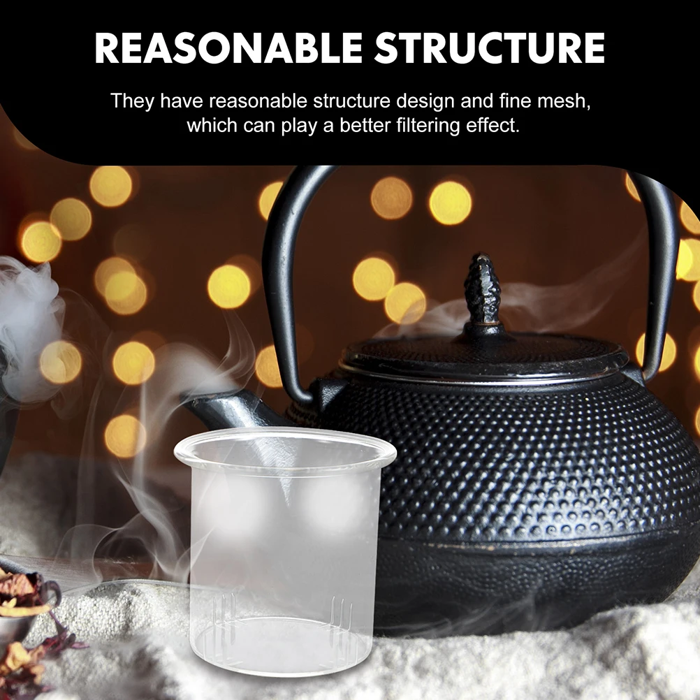 

3Pcs Tea Infuser Premium Material Fine Craftsmanship Easy Brew Filter Teapot Supplies Tea Infuser Teapot Accessories
