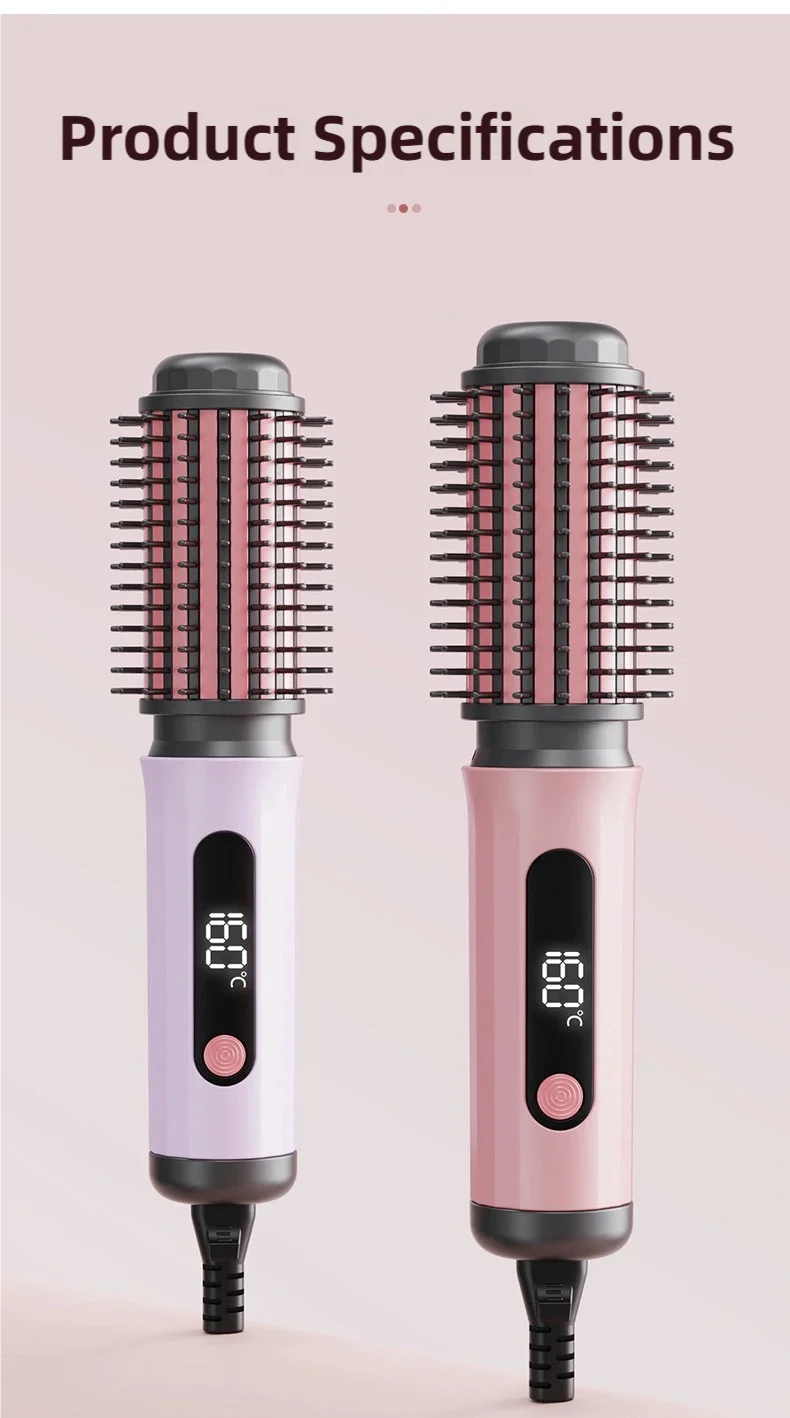 TINSOL Negativ-Ionen-Heißluftbürste Professionelles Styling-Tool Multifunktionale Beheizte Locken- und Glättungsbürste – Detail 15