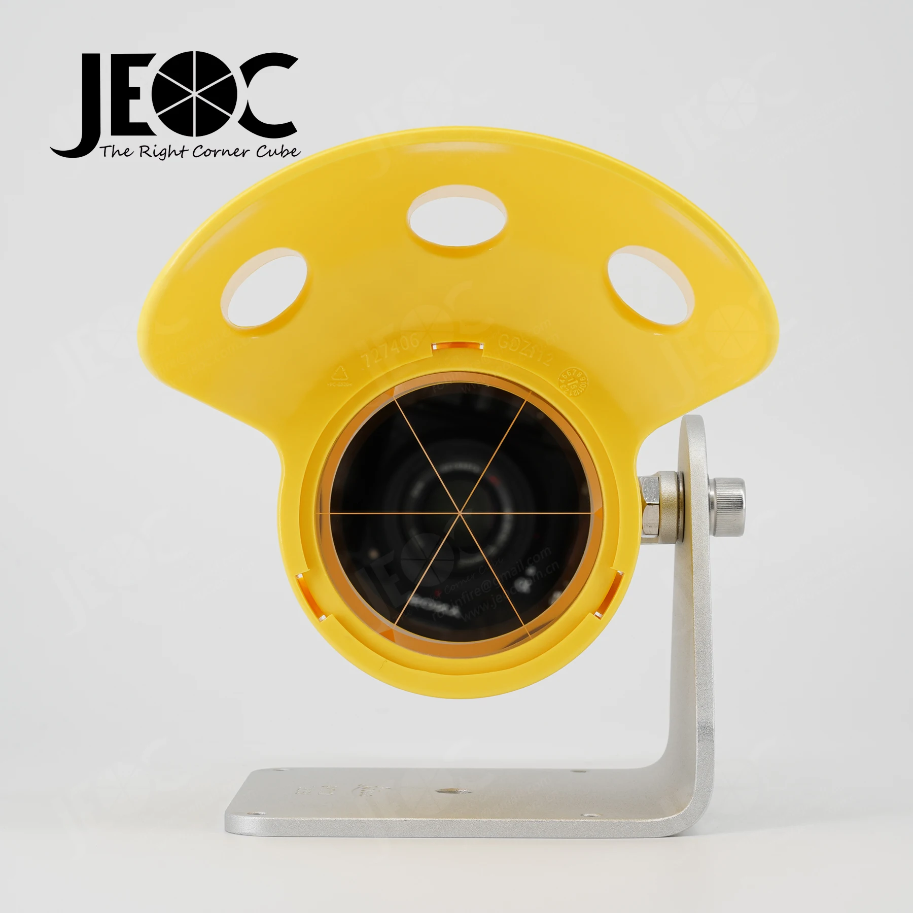 

JEOC GPR112+GDZ112+GHT112 Monitoring Prism Set, for Leica Total-station Surveying Rainproof with Rain Shelter Topography