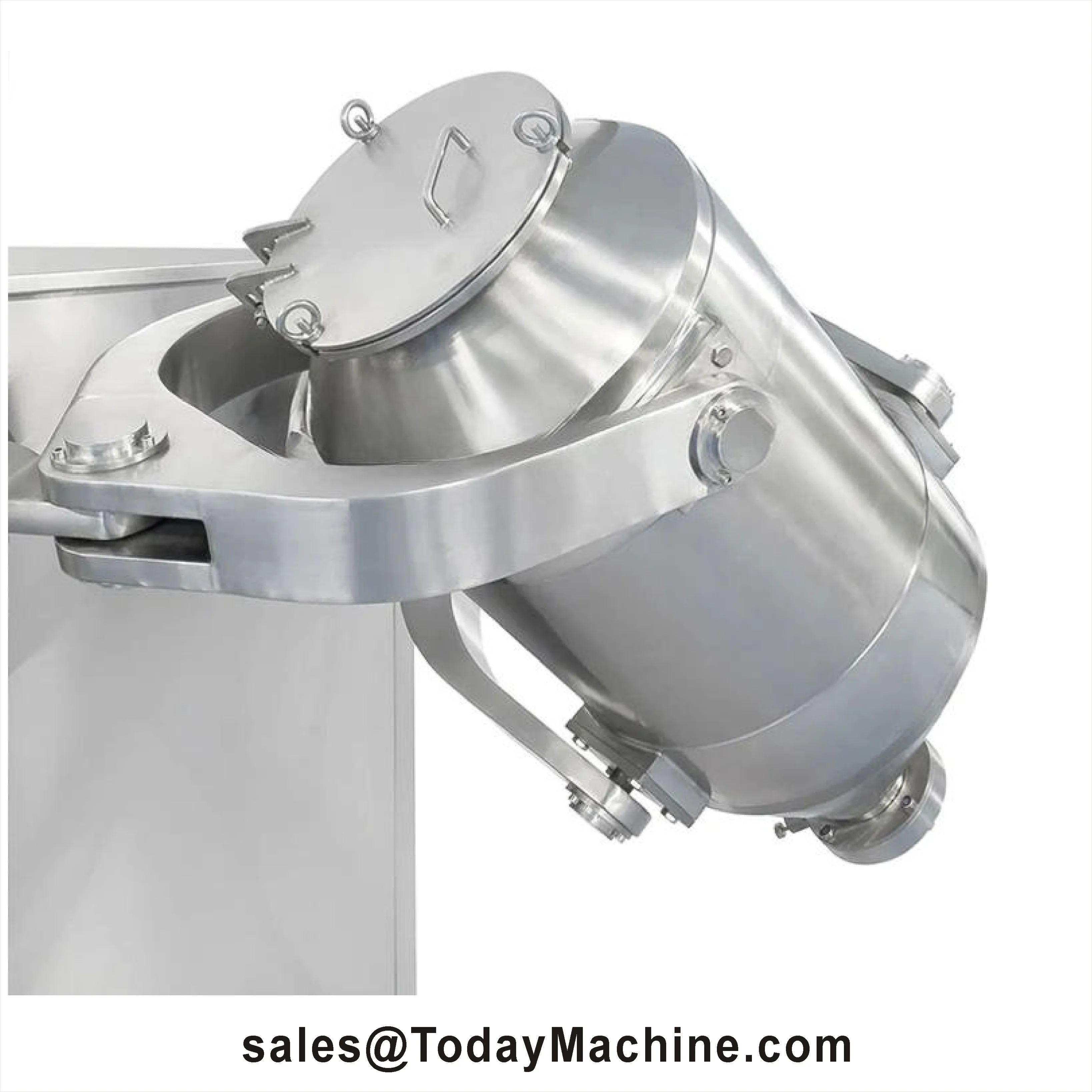 Lab 200L Rotary Rotating Drum 3D Mixer Blender Food Salt Starch Cereal Dry Powder Spices Powder Leaf Mixing Machine