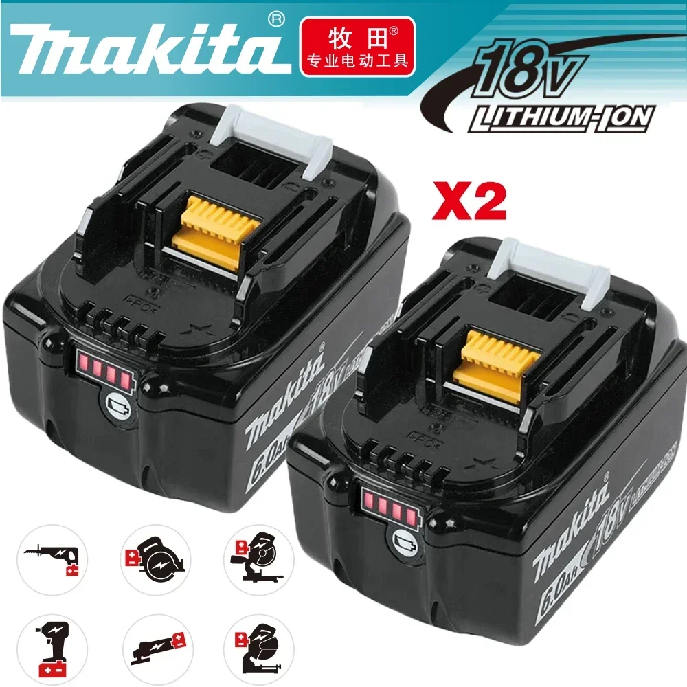 

NEW Original Makita 18V 3.0/5.0/6.0Ah Li-Ion Battery For Makita BL1830 BL1815 BL1860 BL1840 Replacement Power Tool Battery