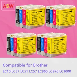 Ink cartridge compatible full for brother LC51 LC57 LC1000 LC960 LC970 LC37 for Brother DCP-130C DCP-135C MFC-235C printer