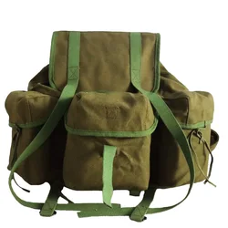 Sac à dos en toile haute capacité pour homme, sac de rangement rétro, sac à dos de course, WWII, US M14