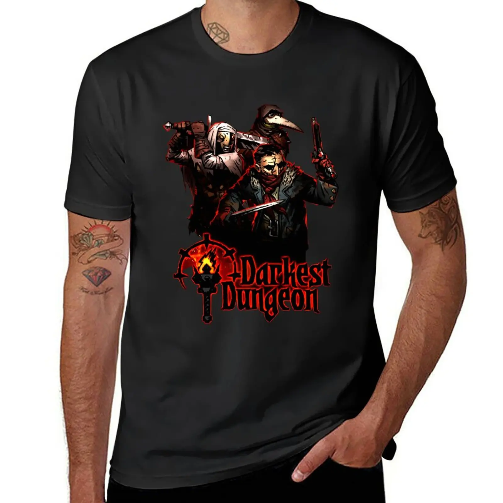 

New darkest-dungeon- T-Shirt graphics t shirt sublime t shirt vintage clothes shirts graphic tees plain black t shirts men