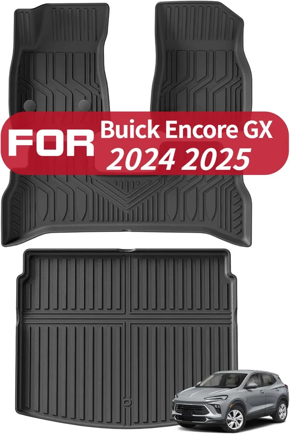 2024 2025 بويك إنكور GX جميع الأحوال الجوية TPE الحصير بطانية مقاومة للماء السجاد بطانات للحصير سيارة الصف الأول والثاني