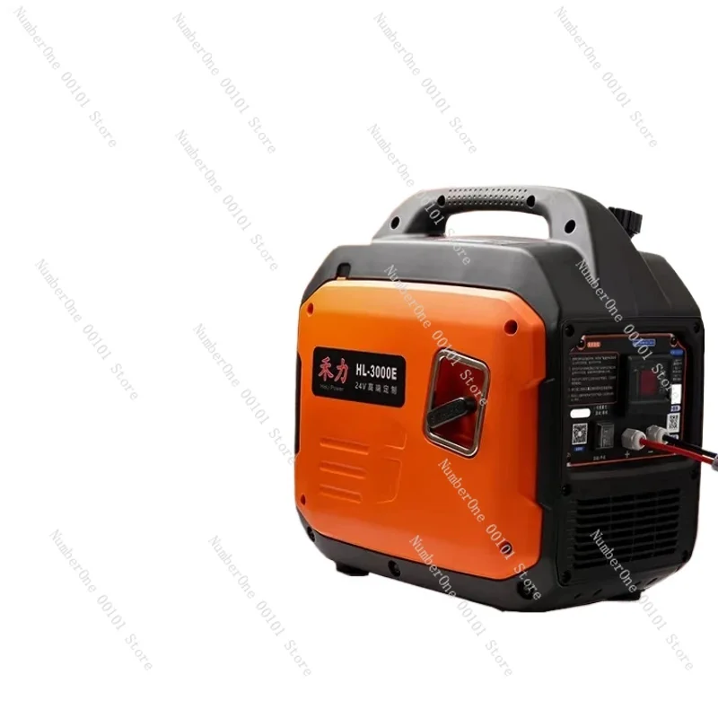 Truck 12V generator, car mounted parking air conditioning, gasoline, portable, automatic start stop, silent, high-power DC