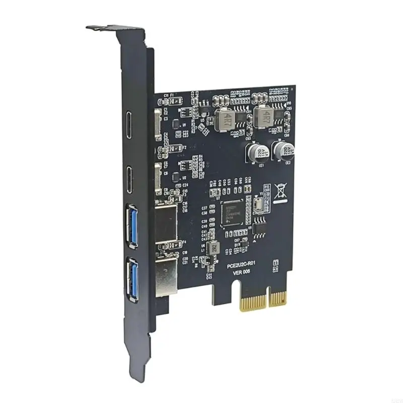 A52B USB3.2 Gen1 PCIE -uitbreidingskaart 5GBPS Snelheid met 2xUSB A+2xType C Fast Transfer