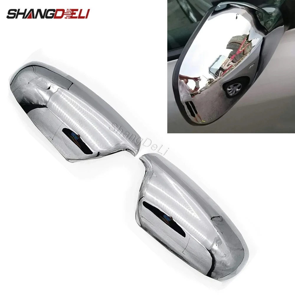 

Left and Right Side Car Exterior Chrome Rearview Mirror Cover Cap Fit for Peugeot 307 CC
