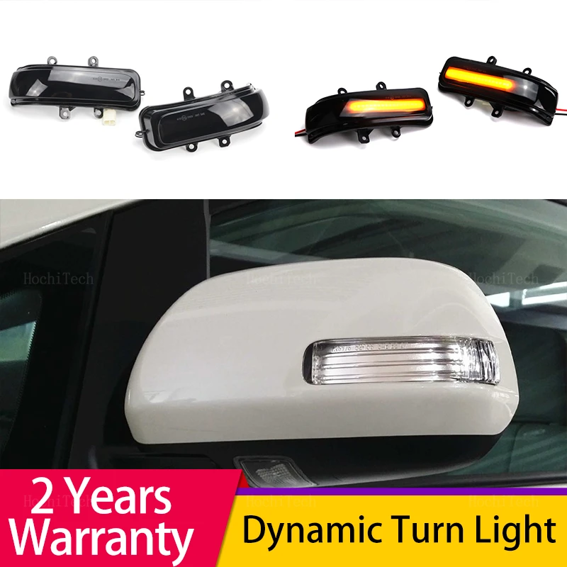 

Dynamic Turn Signal LED Mirror Indicator Blinker Repeater for Toyota RAV4 Previa Alphard Noah Voxy 4Runner Tacoma Sienna