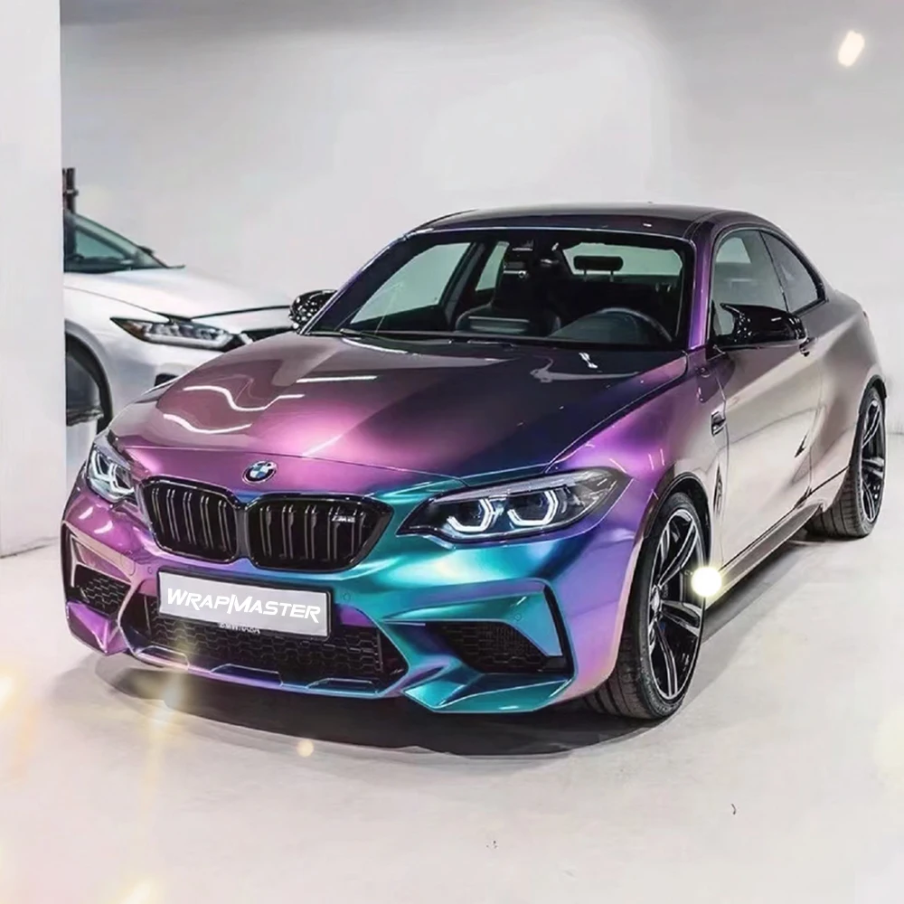 

Автомобильная пленка Magc Blue PET Liner, металлическая виниловая пленка против покраски - автомобильная пленка