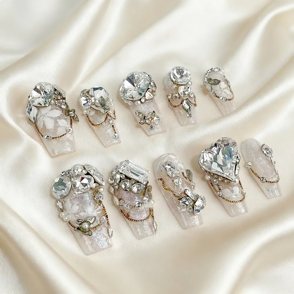 Premium Glass Rhinestones 2050 Eco-Friendly 14 Facets Christmas Gala Party Nail Art Gift