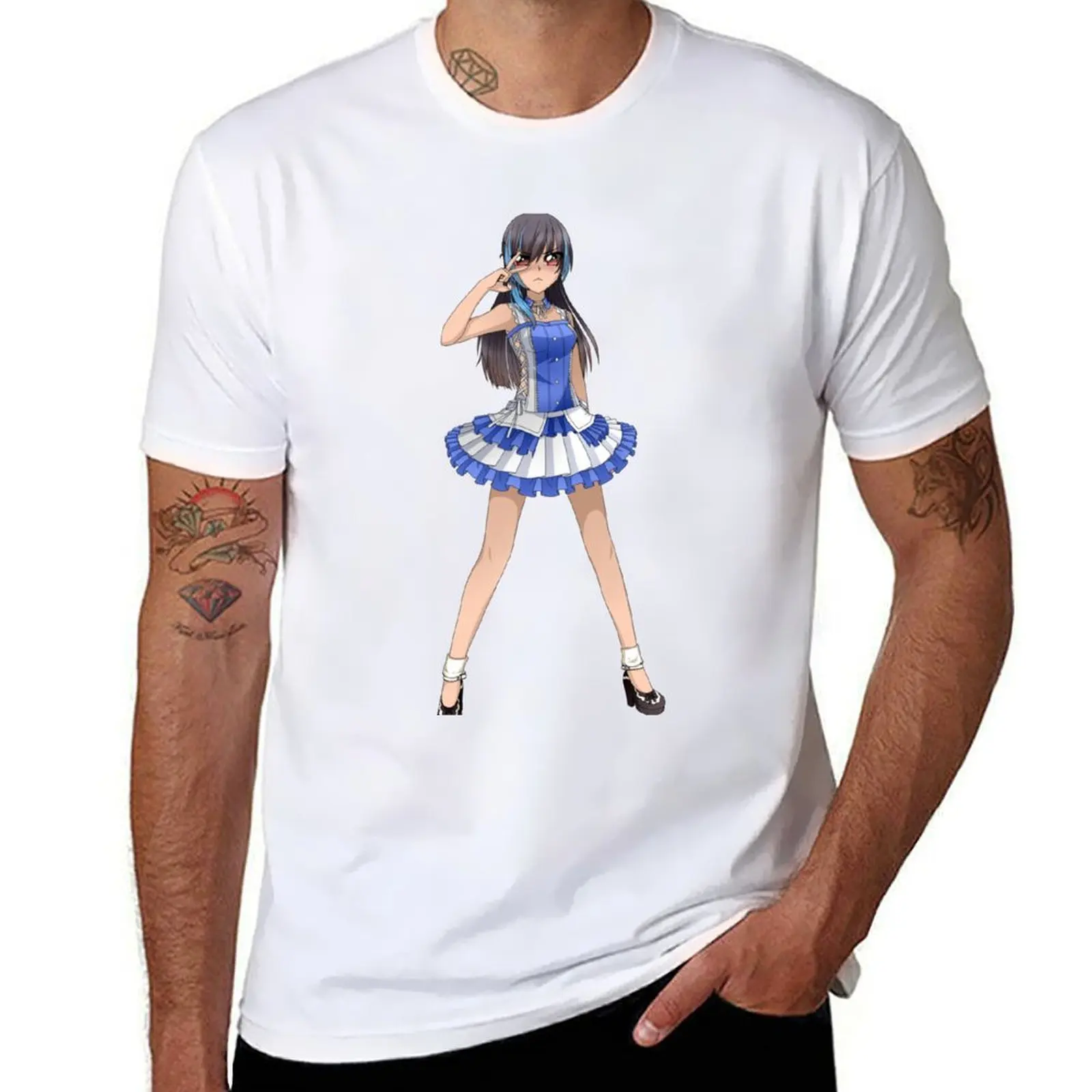 

cotton man shirts Audrey - t for T-Shirt t high t man shirts quality shirts cotton HuniePop graphic