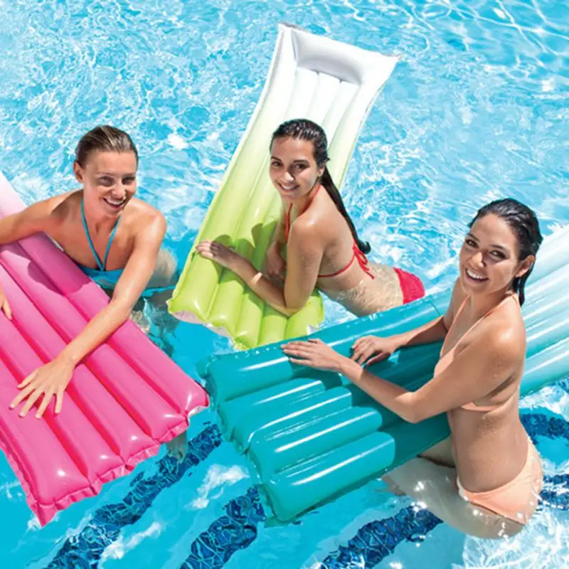 Colchoneta inflable plegable para piscina, hamaca de agua con gradiente, colchón de aire, juguete, silla de salón de agua